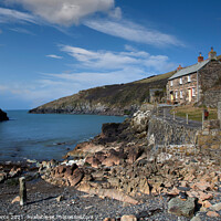 Buy canvas prints of Port Quin, North Cornwall by Brian Pierce