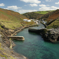 Buy canvas prints of Boscastle Harbour, North Cornwall  by Brian Pierce