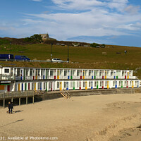 Buy canvas prints of Beach Huts, St Ives, Cornwall  by Brian Pierce