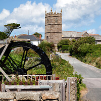 Buy canvas prints of Zennor Village, West Cornwall by Brian Pierce