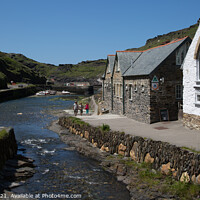 Buy canvas prints of Boscastle Harbour, Cornwall  by Brian Pierce