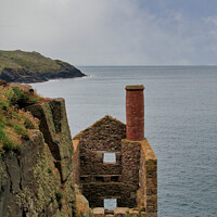 Buy canvas prints of Crown Engine House, Botallack. Cornwall by Brian Pierce