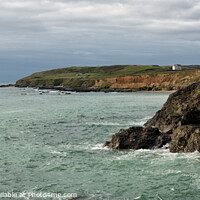 Buy canvas prints of Godrevy Lighthouse and the South West Coast Path by Brian Pierce