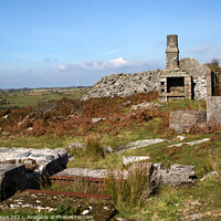 Buy canvas prints of Abandoned Cottage, Bodmin Moor by Brian Pierce