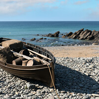Buy canvas prints of Old boat at Dollar Cove by Brian Pierce