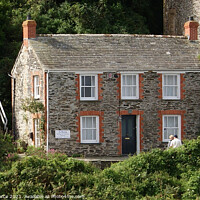 Buy canvas prints of Doc Martin's Cottage, Port Isaac, Cornwall (Port Wenn/Portwenn)) by Brian Pierce