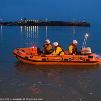 Buy canvas prints of St Ives Inshore Lifeboat, Cornwall by Brian Pierce