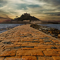 Buy canvas prints of St Michael's Mount and Causeway, Cornwall by Brian Pierce