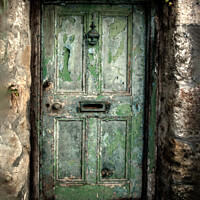 Buy canvas prints of The Green Door, St Ives, Cornwall by Brian Pierce