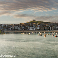 Buy canvas prints of St Ives Harbour Cornwall by Brian Pierce