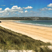Buy canvas prints of Hayle Beach and Towans by Brian Pierce