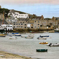Buy canvas prints of St Mary's Harbour, Isles of Scilly by Brian Pierce