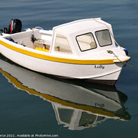 Buy canvas prints of Boat and its reflection  by Brian Pierce