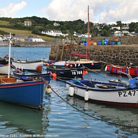 Buy canvas prints of Boats at Coverack, Cornwall by Brian Pierce
