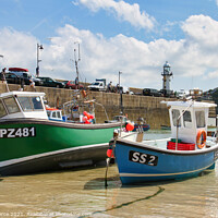 Buy canvas prints of Boats at St Ives, Cornwall by Brian Pierce