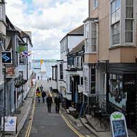 Buy canvas prints of A Falmouth Side Street by Brian Pierce