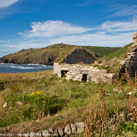 Buy canvas prints of St Helen's Oratory, Cape Cornwall by Brian Pierce