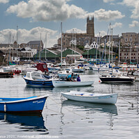 Buy canvas prints of Penzance Harbour by Brian Pierce