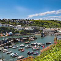 Buy canvas prints of Mevagissey, Cornwall by Brian Pierce