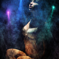 Buy canvas prints of Lingerie, Light and Smoke by Brian Pierce