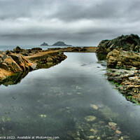 Buy canvas prints of Across the rocks from Priest's Cove to the Brisions by Brian Pierce