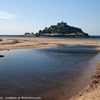 Buy canvas prints of St Michael's Mount, Cornwall by Brian Pierce