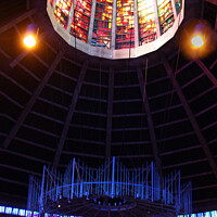 Buy canvas prints of Liverpool Roman Catholic Cathedral (internal) by Brian Pierce