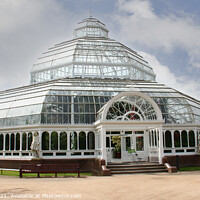 Buy canvas prints of The Palm House, Sefton Park. Liverpool by Brian Pierce