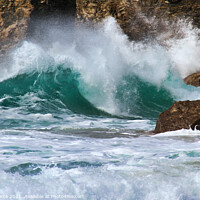 Buy canvas prints of Cornish Wave at Chapel Porth by Brian Pierce