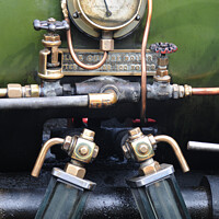 Buy canvas prints of Steam Engine Detail by Brian Pierce