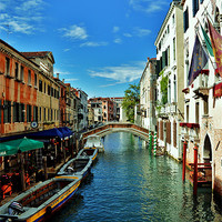 Buy canvas prints of Venice Canal by Liam Dobson