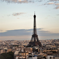 Buy canvas prints of Eiffel Tower Cityscape by Liam Dobson
