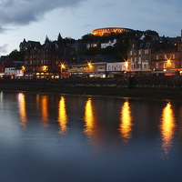 Buy canvas prints of Oban Reflections by Aaron Casey