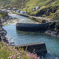 Buy canvas prints of Boscastle Harbour, Cornwall by Graham Custance