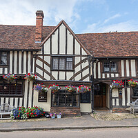 Buy canvas prints of The Bell Inn, Kersey by Graham Custance