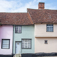 Buy canvas prints of Kersey Village, Suffolk by Graham Custance