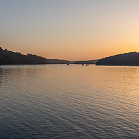 Buy canvas prints of Helford River Sunset by Graham Custance