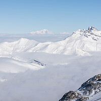 Buy canvas prints of Les Deux Alps by Graham Custance