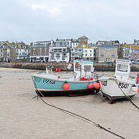 Buy canvas prints of Serene Seascape in St Ives by Graham Custance