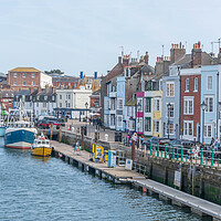 Buy canvas prints of A Vibrant Summer Scene in Weymouth Harbour by Graham Custance