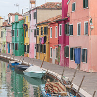 Buy canvas prints of Colours of Burano  by Graham Custance