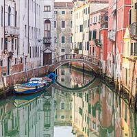 Buy canvas prints of Venice Reflections by Graham Custance