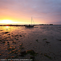 Buy canvas prints of Jersey Sunrise by Graham Custance