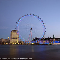 Buy canvas prints of The London Eye by Graham Custance