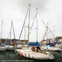 Buy canvas prints of Weymouth Harbour by Graham Custance