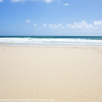Buy canvas prints of Cornish Beach by Graham Custance