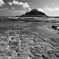 Buy canvas prints of St Michaels Mount, Marazion, Cornwall by Graham Custance