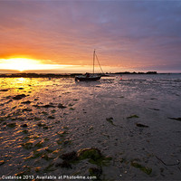 Buy canvas prints of Jersey Sunrise by Graham Custance