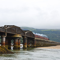 Buy canvas prints of Barmouth Steam Train by Graham Custance