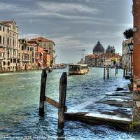 Buy canvas prints of Grand Canal, Venice, Italy by Graham Custance